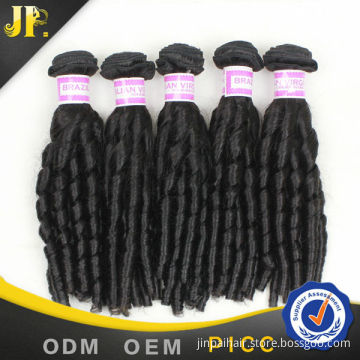 jinpai hair wholesale natural color can be dyed unprocessed virgin brazilian spiral curl